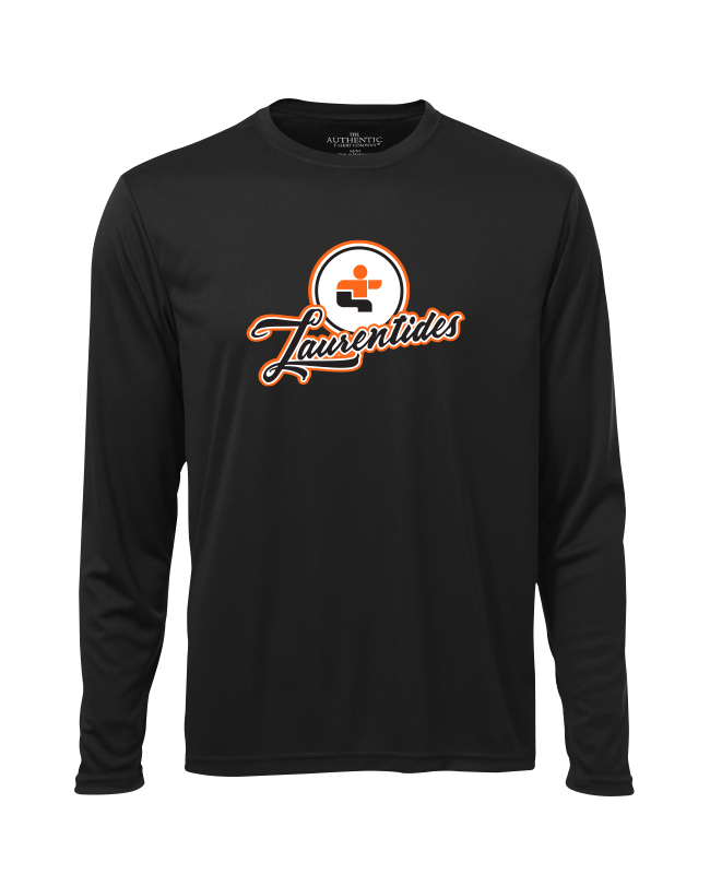 JDQ LAURENTIDES - Y350LS Chandail sport Pro Team junior (NOIR) - SE. S14773 (AV)