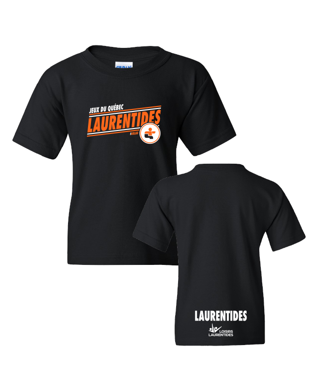JDQ LAURENTIDES (ATHLÈTES) - 5000B T-shirt coton supérieur junior - SE. S14771 (AV) - SE. S15548 (BDC)