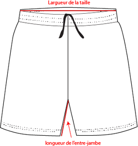 Charte de grandeur P4475Y (XS-JR à XL-JR)